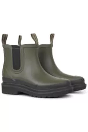 Ilse Jacobsen Men Rain Boots - 30c Army Short Rub Boots