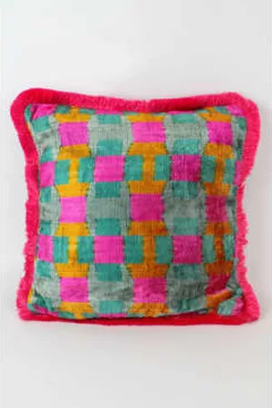 My Doris Women Wallets - Uzbeki Handwoven Silk Velvet Square Cushion Hot