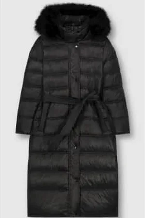 RINO & PELLE Grey and Black Leopard Print Joela Coat - Outerwear