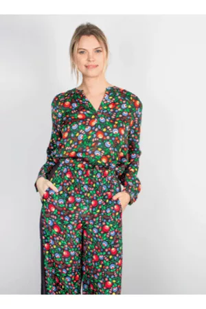 Primrose Park London Women Blouses - Sandy Fire Flower Blouse