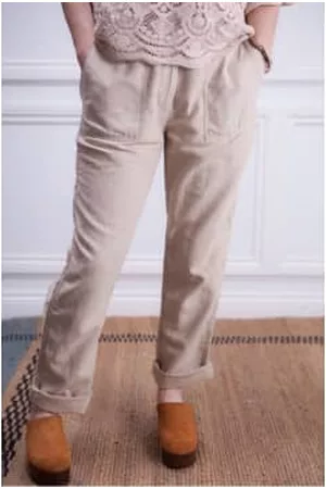 HARTFORD Women Jeans - Paint Pants In Stone