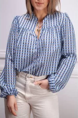 Levete Room Women Blouses - Anemone 2 Blouse In Check