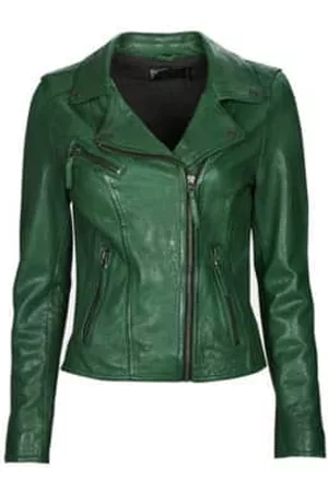 Oakwood Women Leather Jackets - Clips 6 Jacket In
