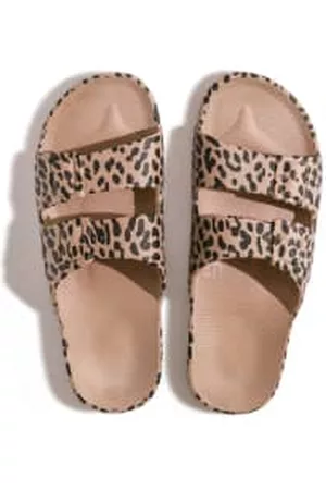 Freedom Moses Women Sandals - Slides - Leopard Spots