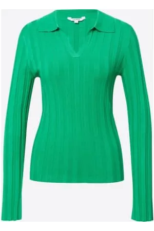 mbyM Women Polo T-Shirts - Valja Polo Sweater In Grass