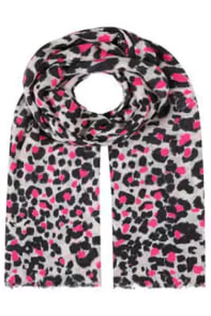MERCY DELTA Women Winter Scarves - Cashmere Wrap Woven Leopard Agate Scarf