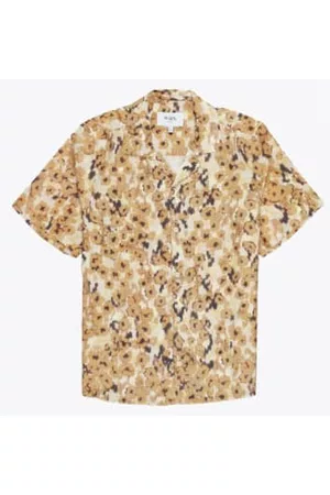 Wax London Men Short sleeved Shirts - Didcot Short Sleeve Shirt Cheat
