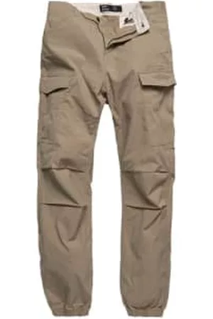Vintage industries Men Cargo Pants - Cargo Ripstop Jogger - Sand