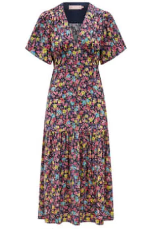 Sirens Women Printed & Patterned Dresses - Imelda Dress Navy Ditsy Floral