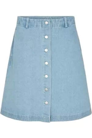 Numph Women Denim Skirts - Nunilla Light Denim Skirt