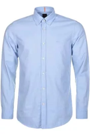 HUGO BOSS Men Long Sleeved Shirts - Open Rickert Long Sleeve Oxford Shirt