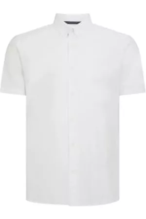 Remus Men Short sleeved Shirts - Rome Linen Blend Short Sleeve Shirt