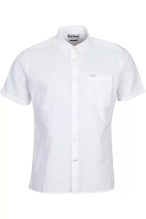 Barbour Men Short sleeved Shirts - Nelson Short Sleeve Linen Shirt