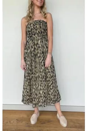 FAITHFULL THE BRAND Women Printed & Patterned Dresses - Abbas Capo Testa Print Sleeveless Midi Dress