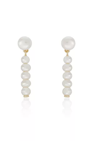 V by Laura Vann Women Stud Earrings - Kerry Freshwater Pearl Drop Earrings