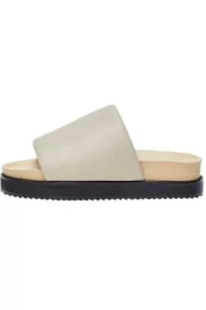 SELECTED Women Slippers - Chinchilla Leather Sliders