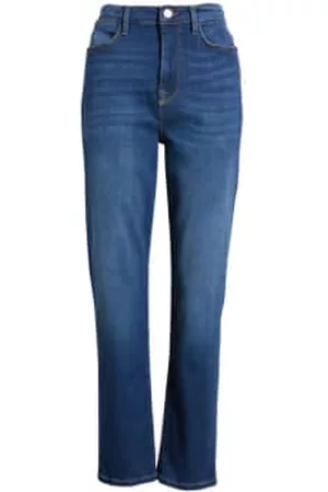 Frame Women High Waisted Jeans - Le Super High Waist Straight Leg Jeans