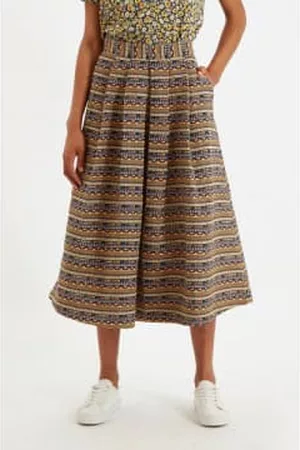 Louche Women Midi Skirts - Pasadena Mexico Jacquard Skirt