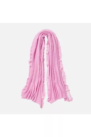 PUR SCHOEN Women Winter Scarves - Hand Felted Cashmere Soft Scarf - Mallow + Gift
