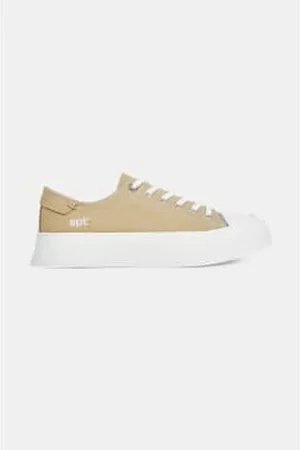East Pacific Trade Women Sneakers - Beige Dive Canvas Trainer Womens