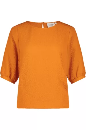 ANOTHER LABEL Women Blouses - Palmatun Harvest Pumpkin Blouse
