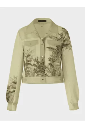 Marc Cain Women Denim Jackets - Floral Denim Style Jacket