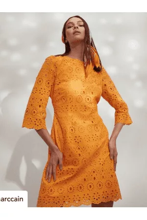 Marc Cain Women Printed & Patterned Dresses - Floral Broderie Anglaise Dress