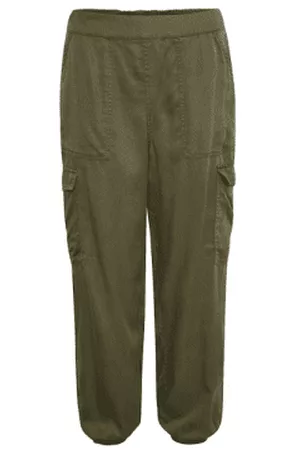Kaffe Women Cargo Pants - Zilia Cargo Pants Grape Leaf