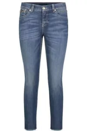 Mac Women Slim Jeans - Vintage Wash Mac Dream Slim Straight Fit Jeans