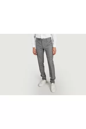 Incotex Men Skinny Pants - Formal Wool Slim Fit Pants