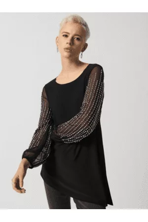 Joseph Ribkoff Women Tunics - Puff Sleeve Asymmetrical Tunic 233002 11