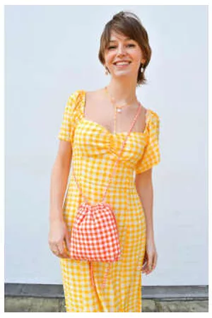 Compañía fantástica Women Printed & Patterned Dresses - Gingham Print Dress