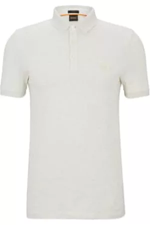HUGO BOSS Men Polo T-Shirts - Passenger Polo - Oat Beige
