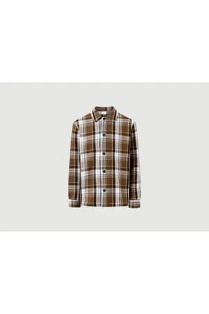 Knowledge Cotton Apparal Men Casual Shirts - Check Overshirt