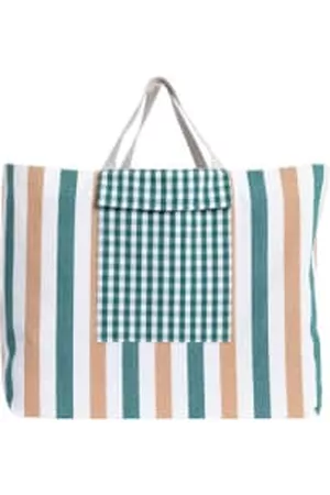 Gabrielle Paris Women Wallets - Cotton Beachbag | Stripe + Gingham