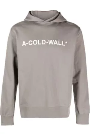 A Cold Wall* Men Hoodies - Mid Essential Logo Print Hoodie