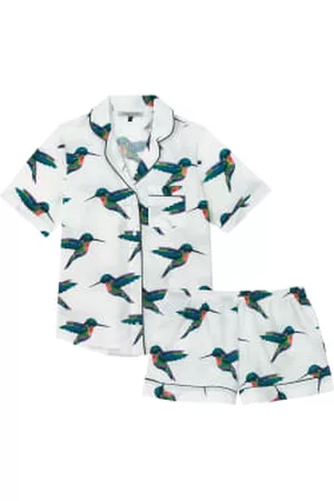 Their Nibs Women Pajamas - Hummingbird Cotton Womens Shortie Pyjamas