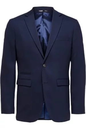 SELECTED Men Blazers - Selected Navy Suit Jacket