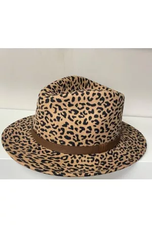 Izzi Hats Women Hats - Fedora Animal Printed Hat