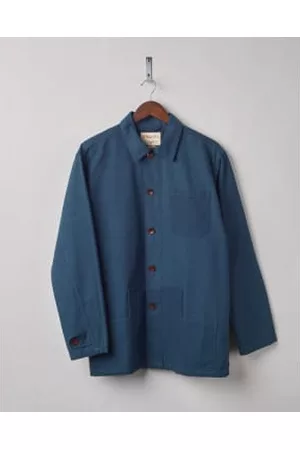 USKEES Men Blazers - Men's Organic Buttoned Jacket - Peacock