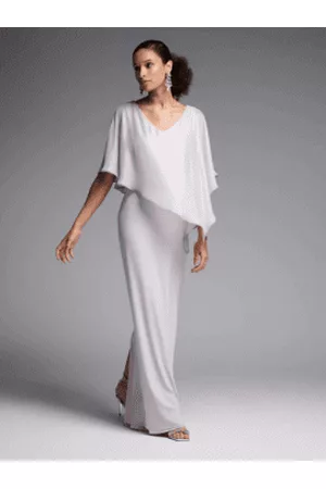 Joseph Ribkoff Women Evening Dresses & Gowns - Mother of Pearl Evening Dress