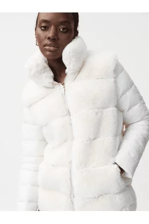 Joseph Ribkoff Women Winter Coats - Faux Fur Padded Winter Coat