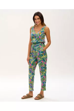 Sugarhill Brighton Women Graduation Dresses - Sugarhill Carly Paradise Jungle Jumpsuit