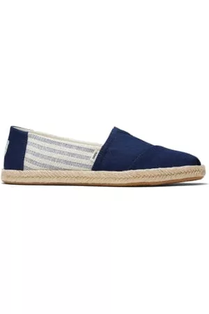 TOMS Women Espadrilles - Womens Recycled Cotton Rope Navy University