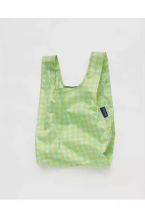 Baggu Wallets - Baby Reusable Bag - Mint Pixel Gingham