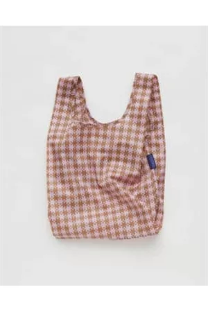 Baggu Wallets - Baby Reusable Bag - Rose Pixel Gingham