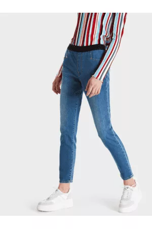 Marc Cain Women Slim Jeans - Denim Jeans with Elasticated Waist