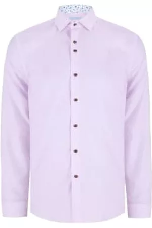 Marnelli Sartoria Men Long Sleeved Shirts - Pinstripe Shirt - /white