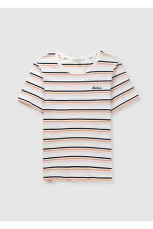 Barbour Women T-Shirts - Womens Picnic Striped T-shirt In Multi Stripe