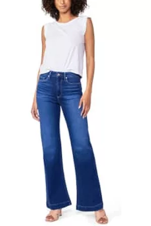 Paige Women Slim Jeans - Leenah Slim Wide Leg 32" - Notre Dame